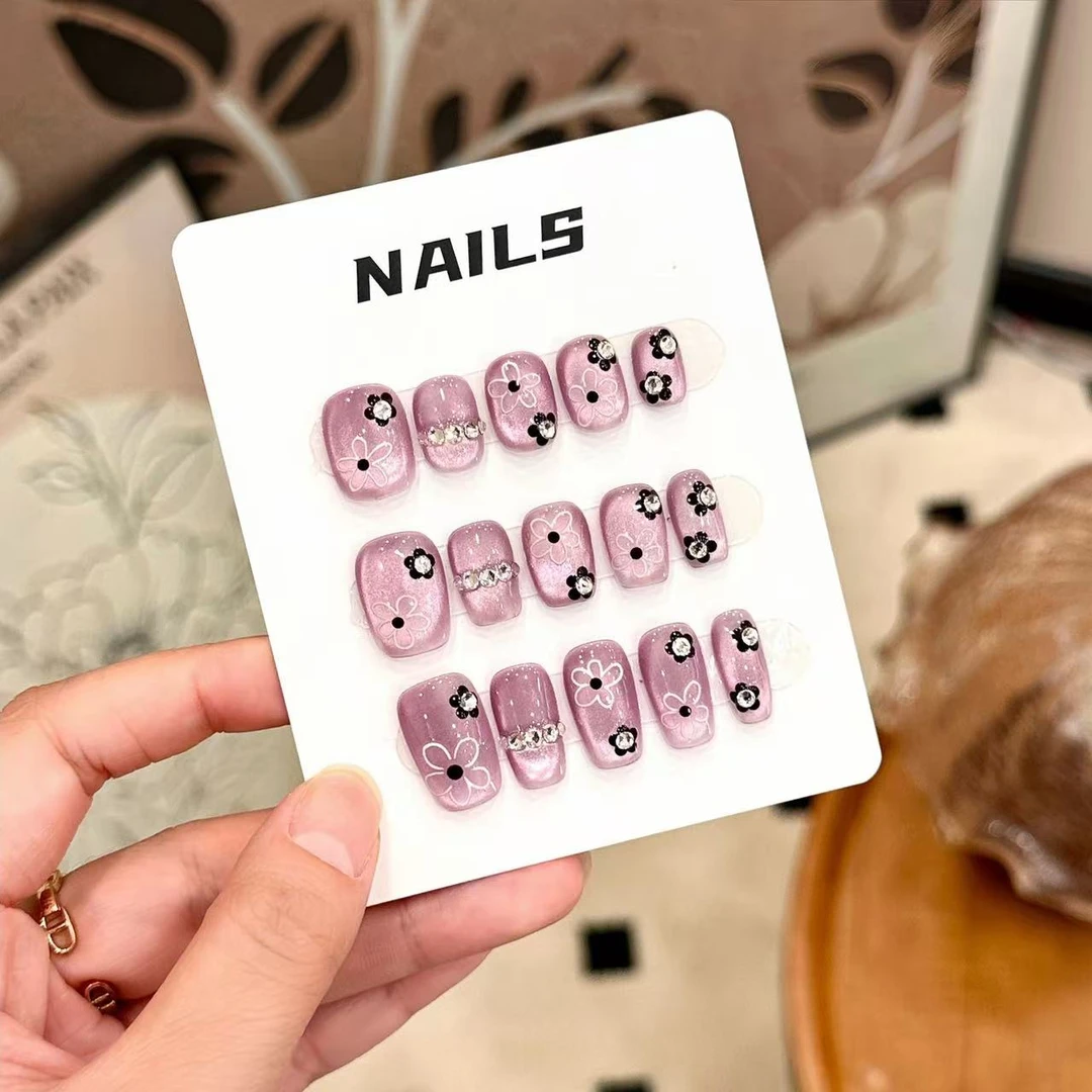 浪漫樱花-Naier奈儿轻奢高定美甲10片装