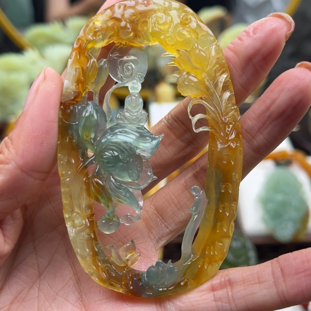 岫玉未镶嵌挂件?****挂件