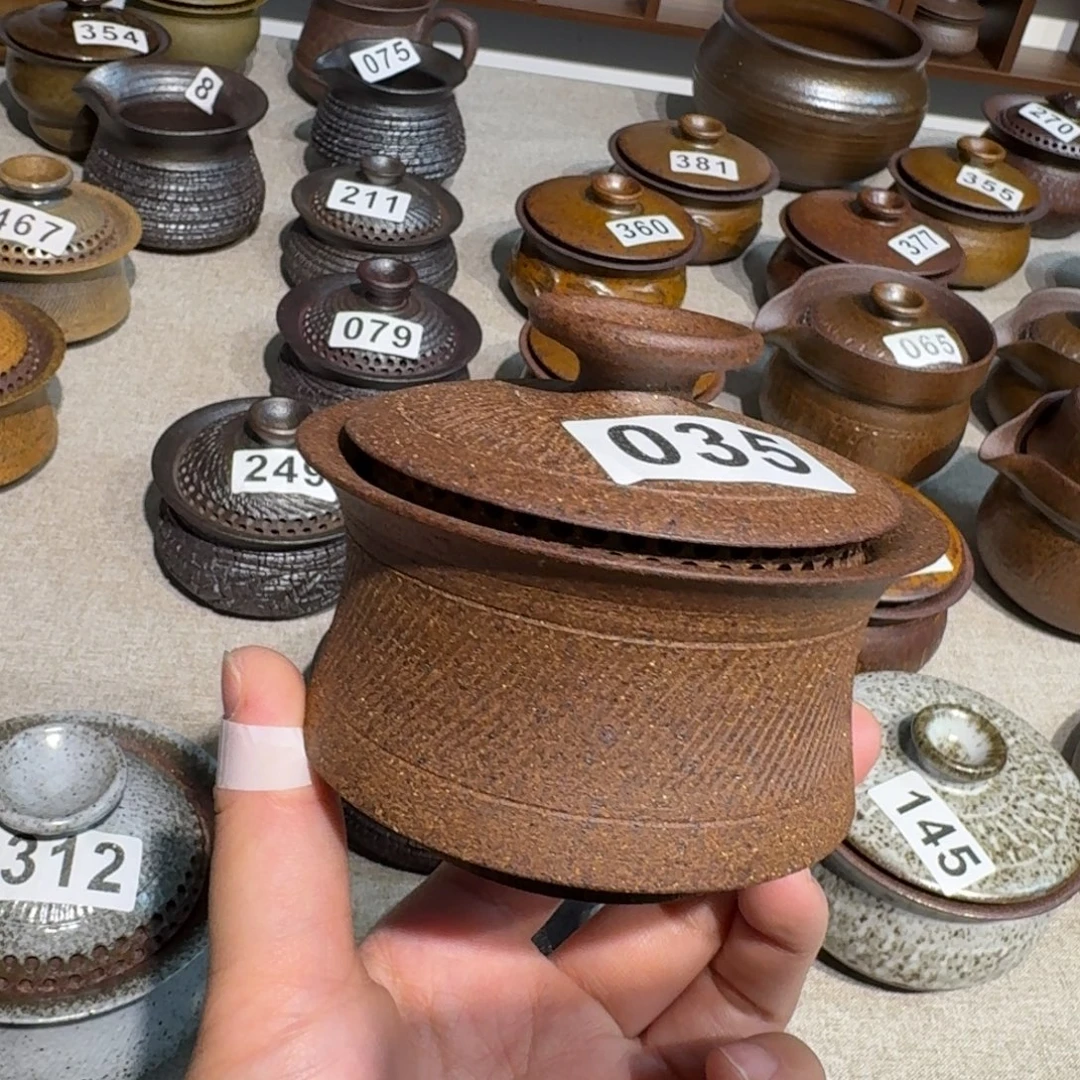 瓷粗瓷茶具素色盖碗