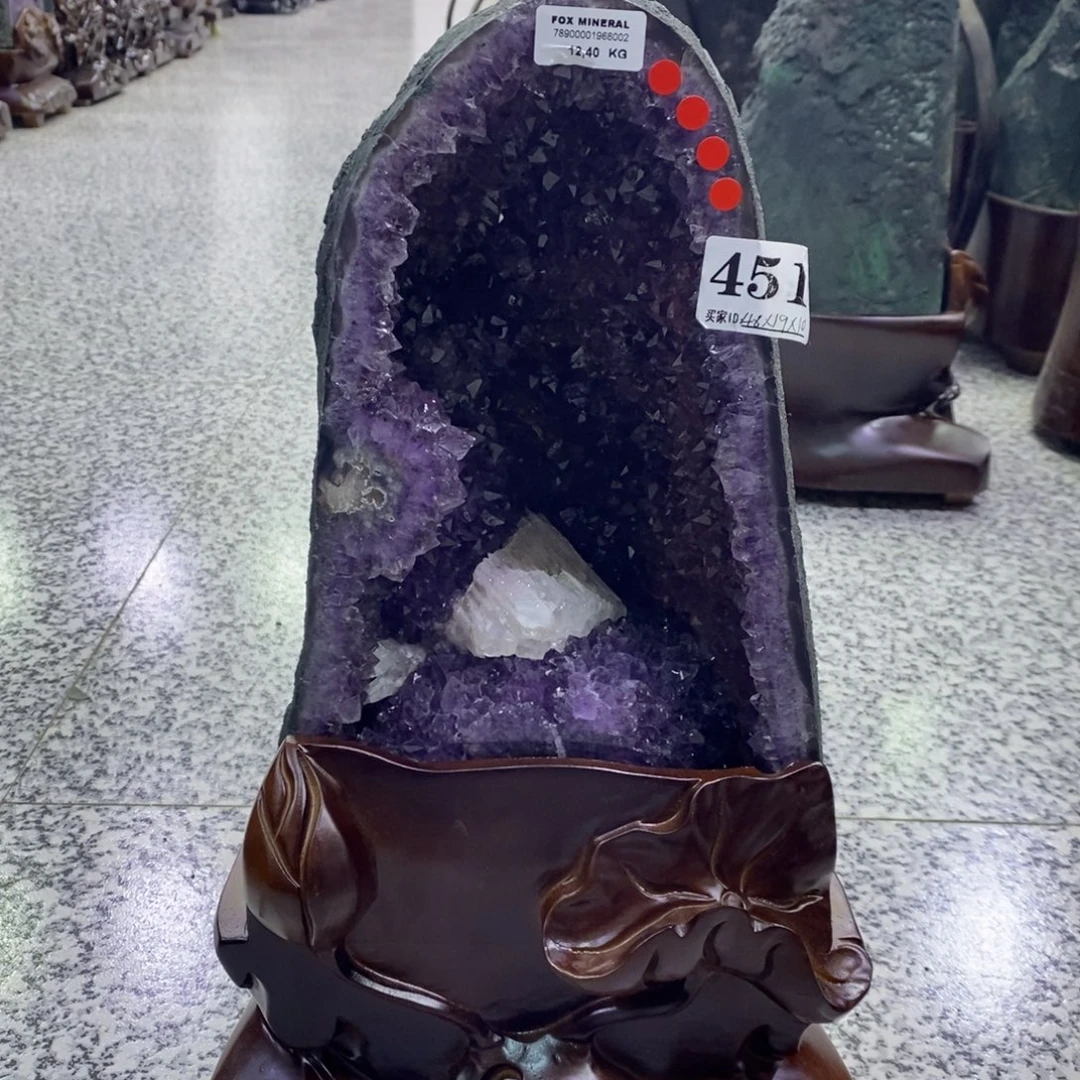 孤***影大型摆件（非配饰）水晶未镶嵌紫水晶451