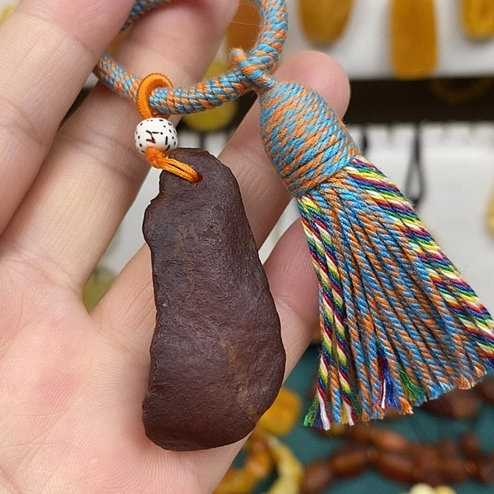 蜜蜡未镶嵌珠宝奇石钥匙扣