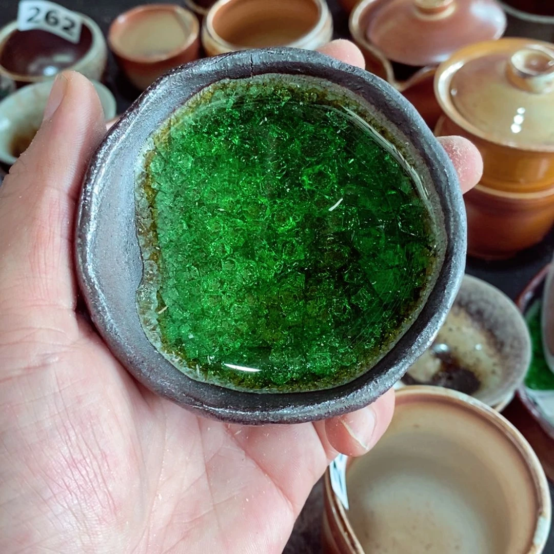 柴烧茶具陶瓷杯子