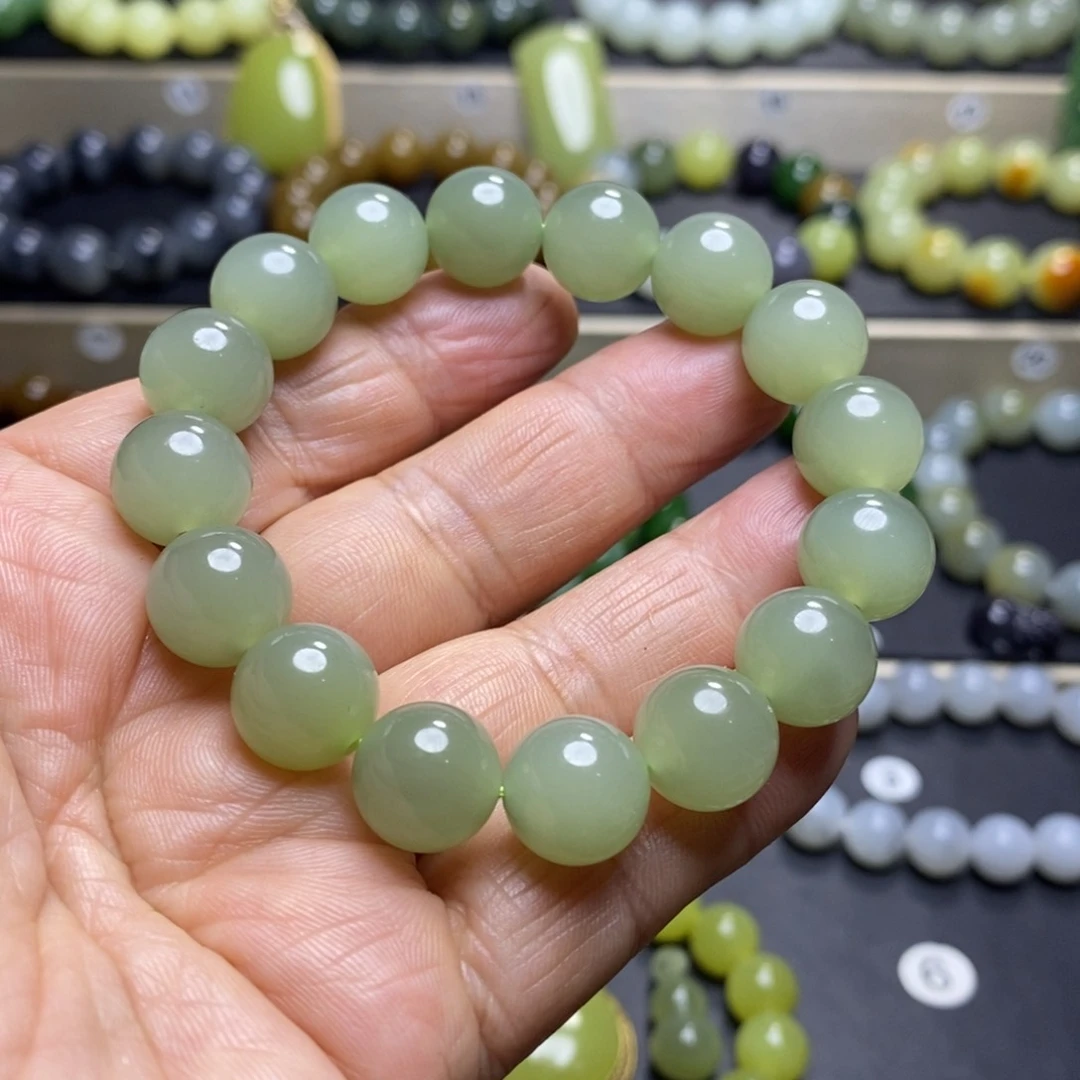 和田玉手串未镶嵌