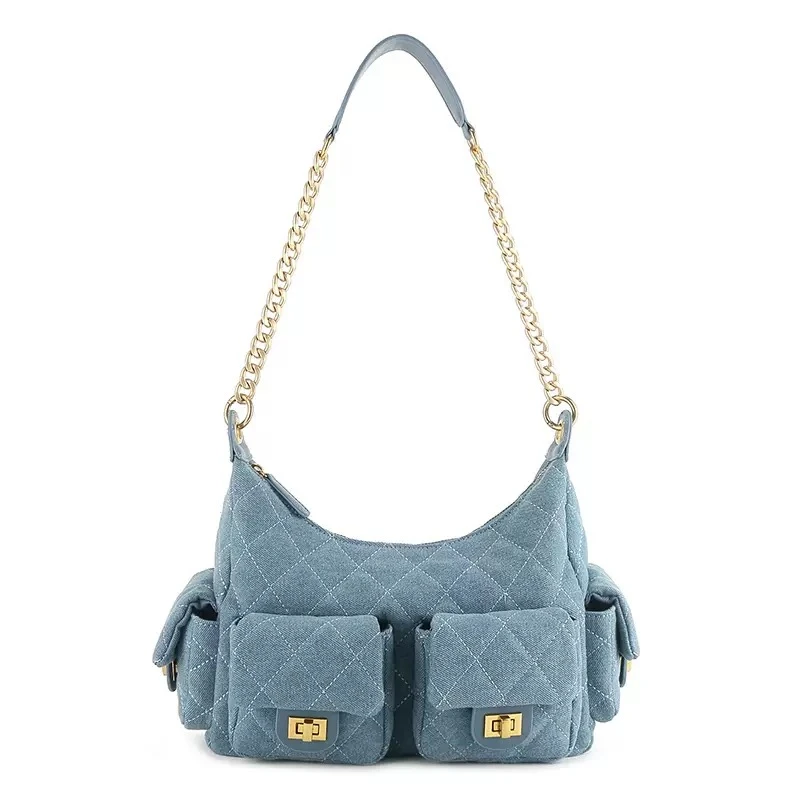 LI【婉君】韩系高级感复古通勤大容量托特包包女LWJ25A1S957