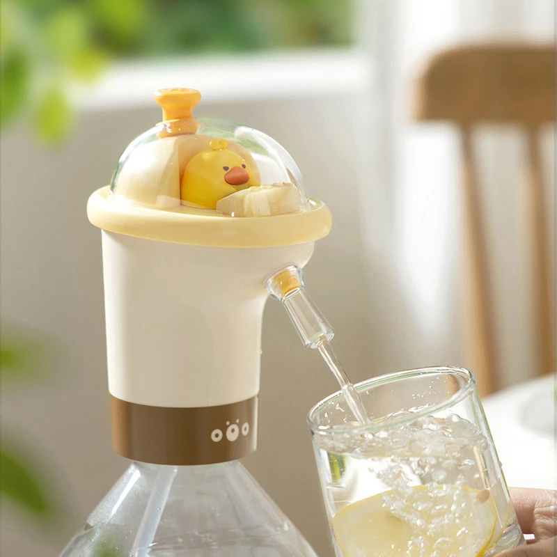 【摩登主妇】桶装水抽水器电动饮水机矿泉水自动出水吸水器餐具套装