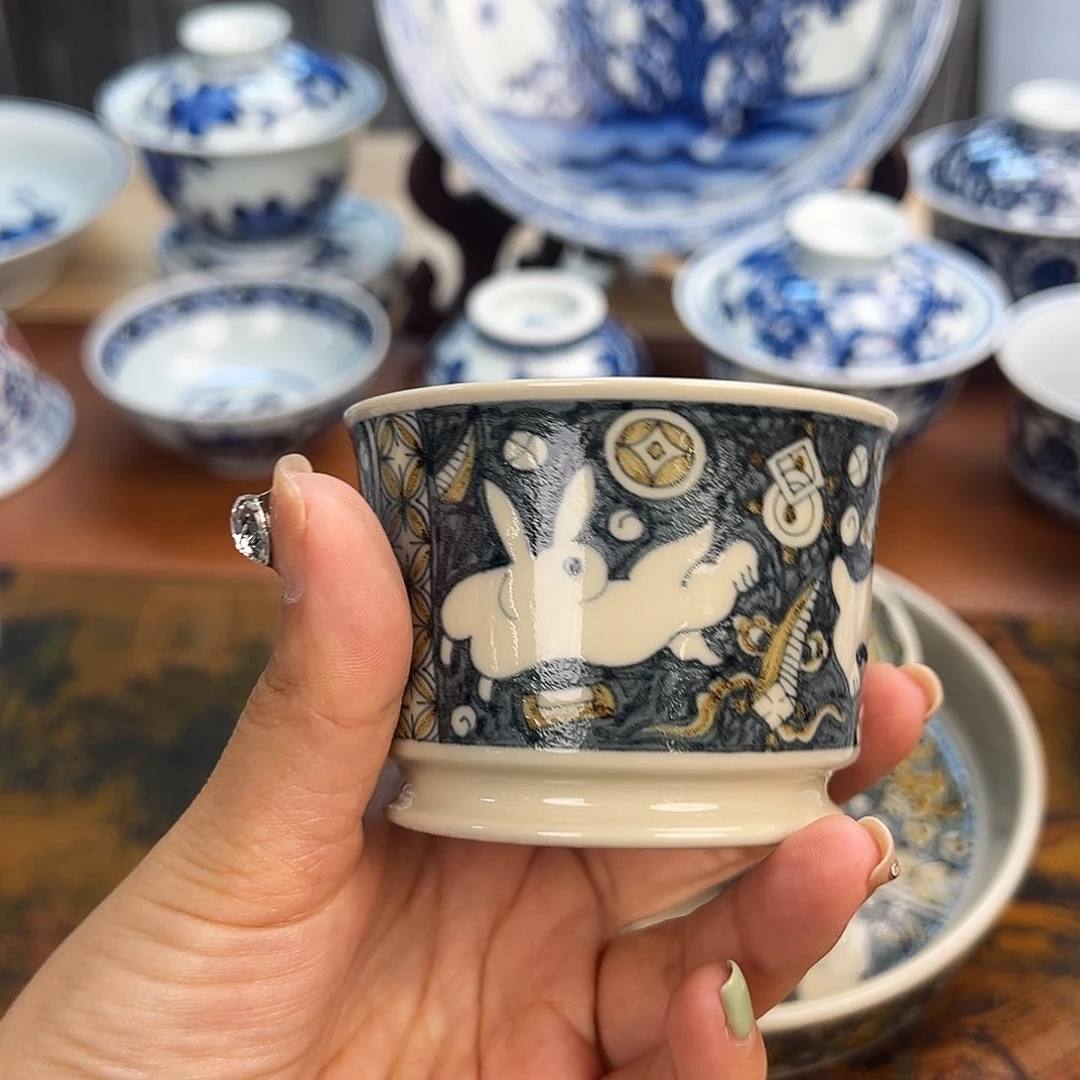 杯景德镇手绘主人杯