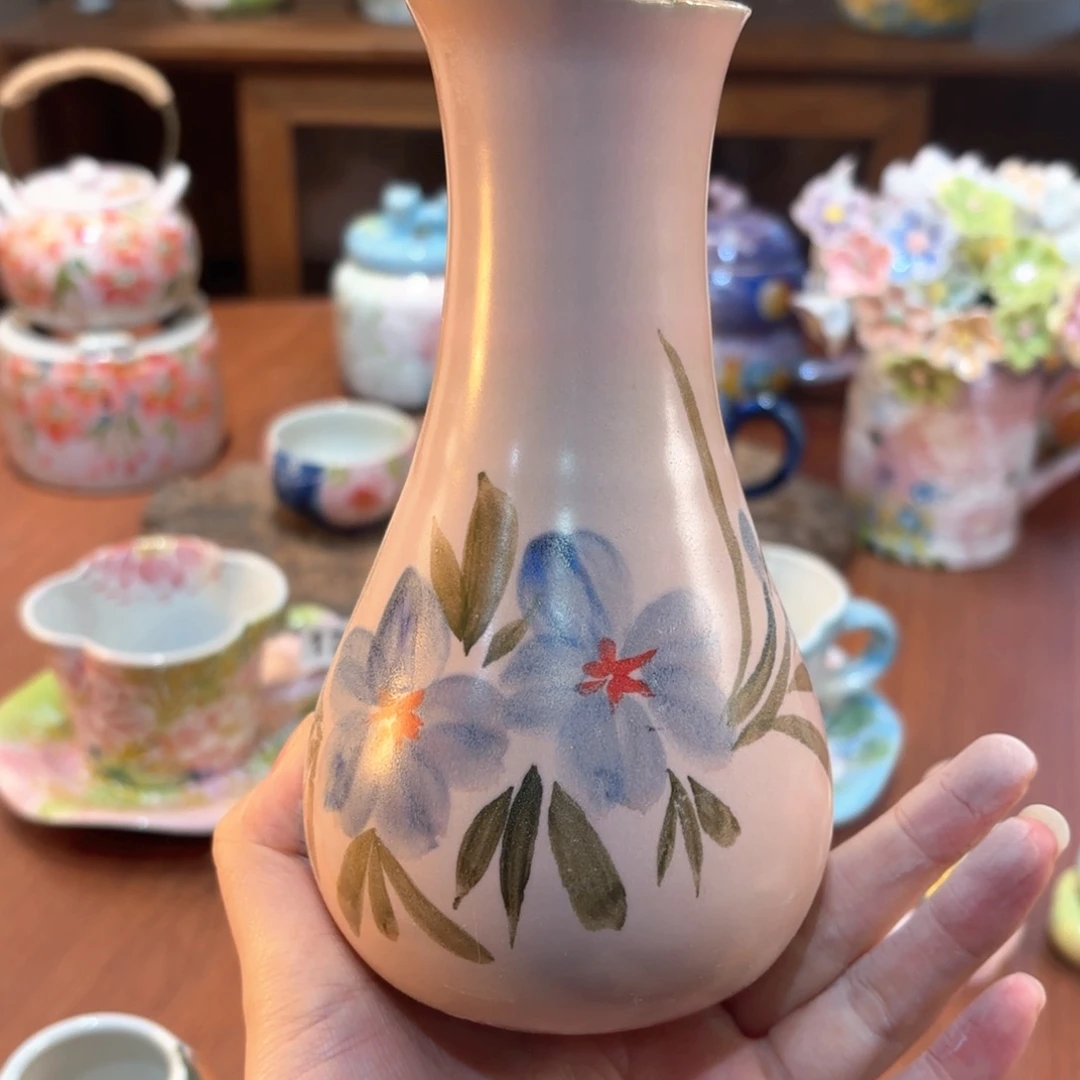 景德镇手绘高温釉下彩陶瓷茶具