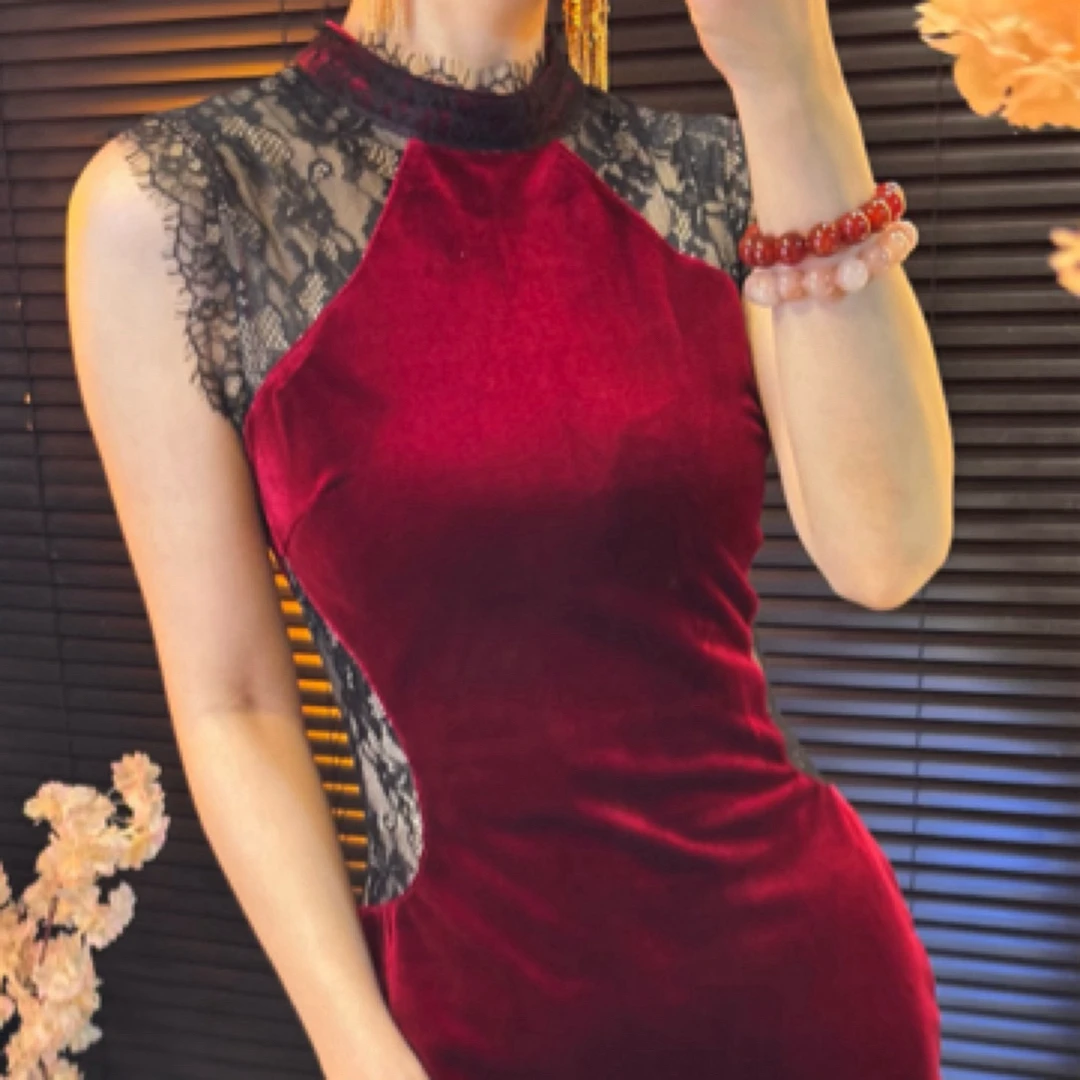 【南庭外】东方美人 古典时尚新中式改良旗袍