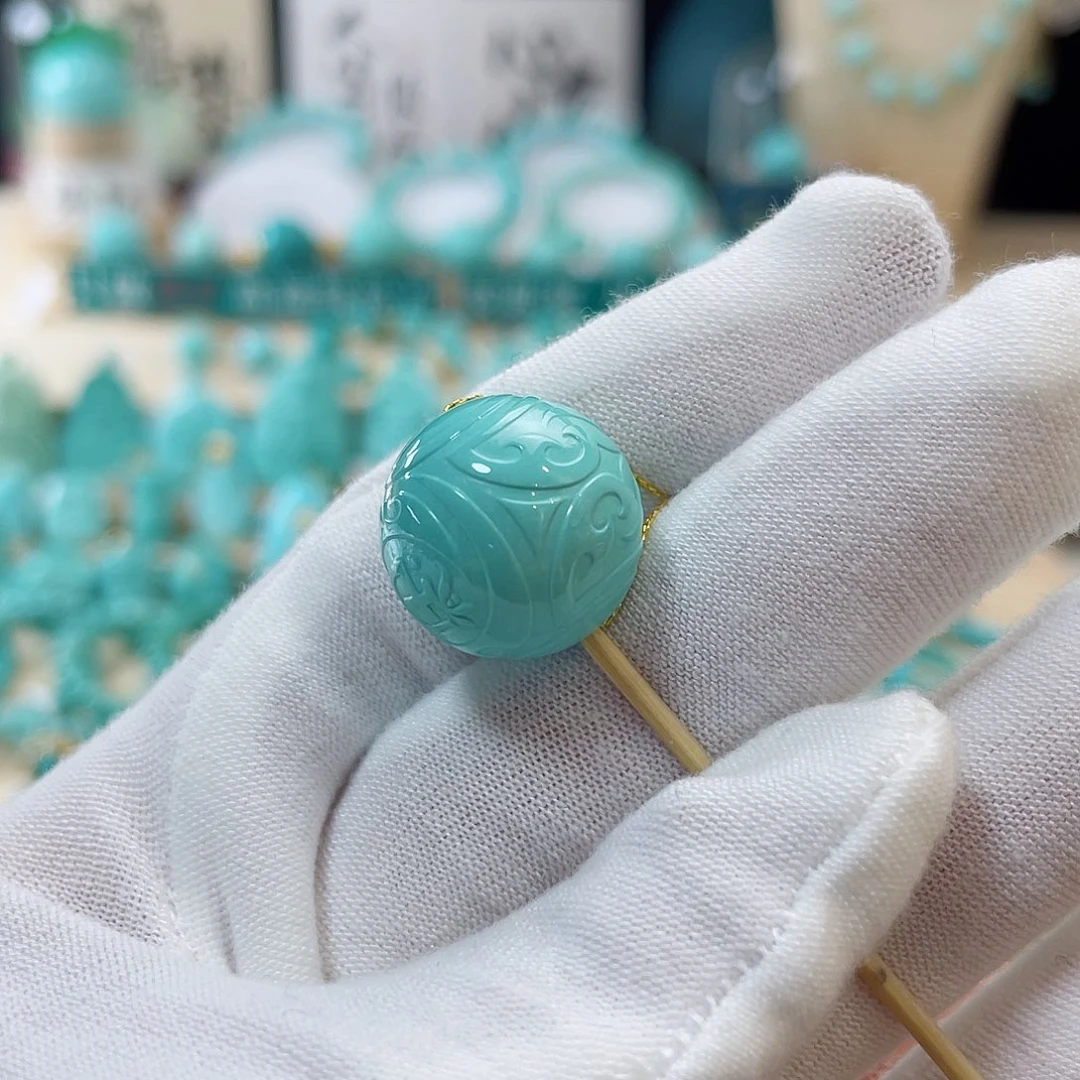 绿松石珠宝奇石未镶嵌