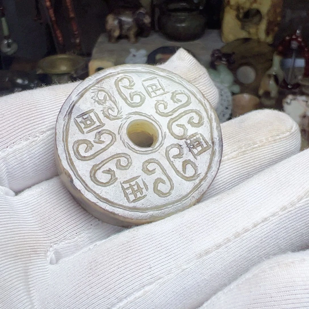 和田玉未镶嵌颈饰风***闲