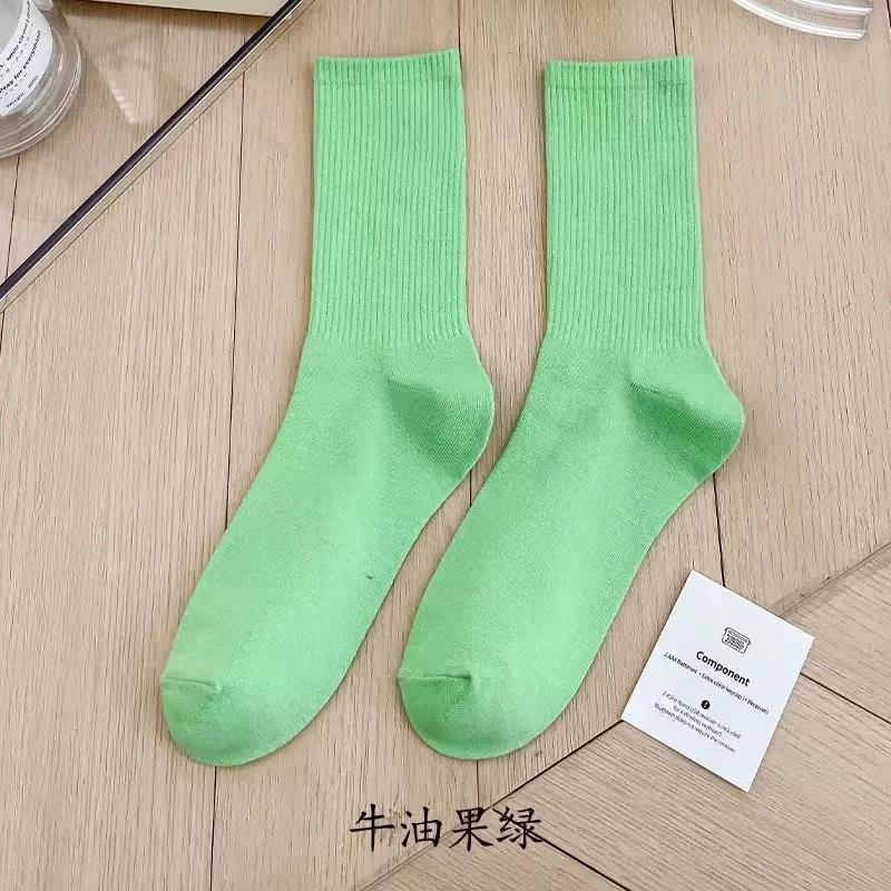 【骑行高弹舒适无压袜牛油果绿】ILPALADINO骑行无压袜子春夏秋冬