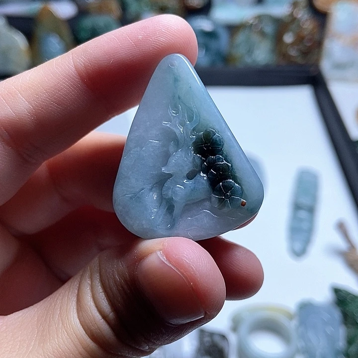 翡翠未镶嵌颈饰翡翠a货