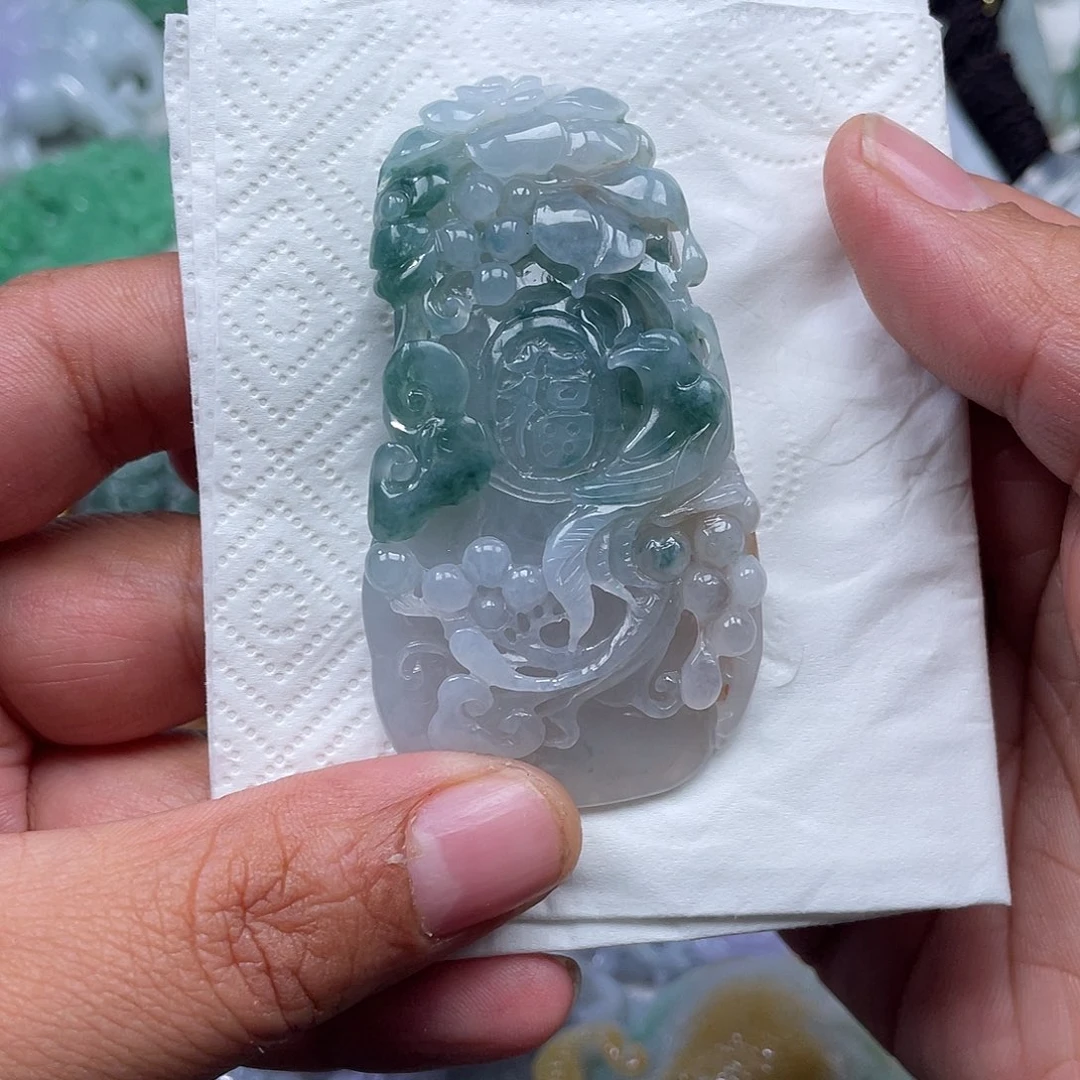 颈饰未镶嵌翡翠翡玉缘翡翠