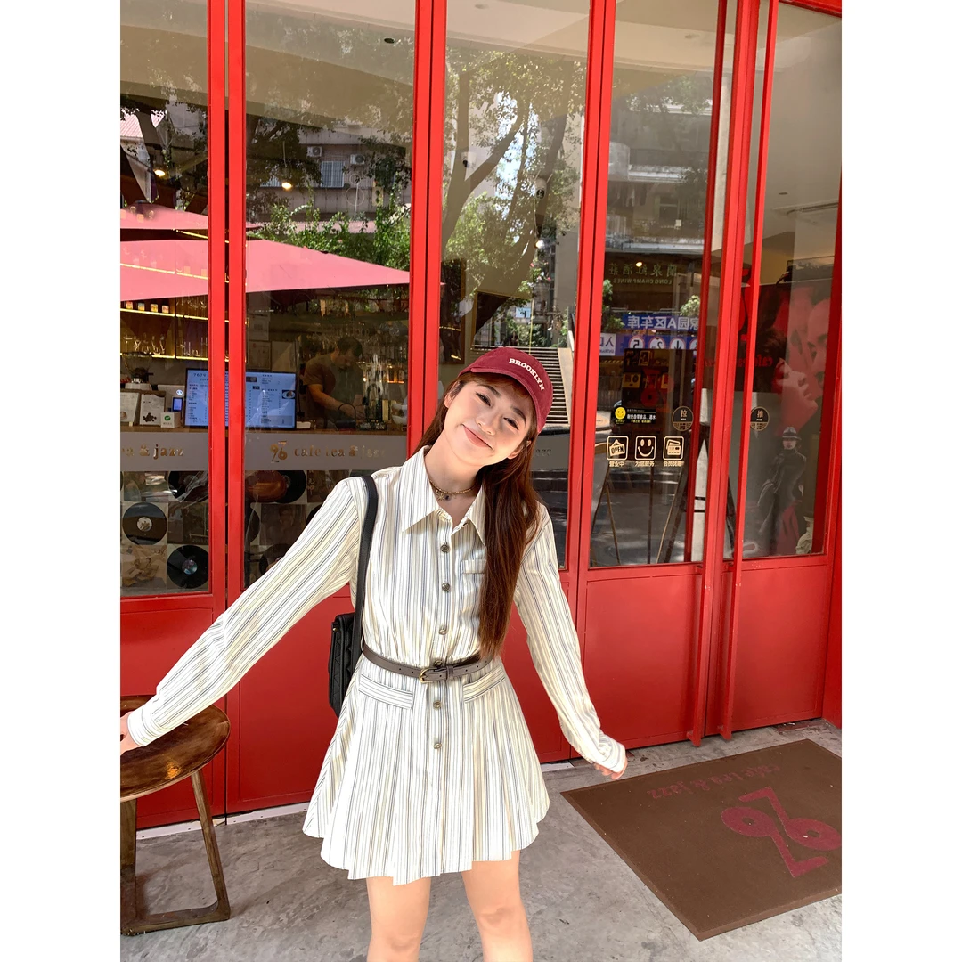 【1月】切糕自制【奶油香草】小个子气质复古时尚小众针织连衣裙