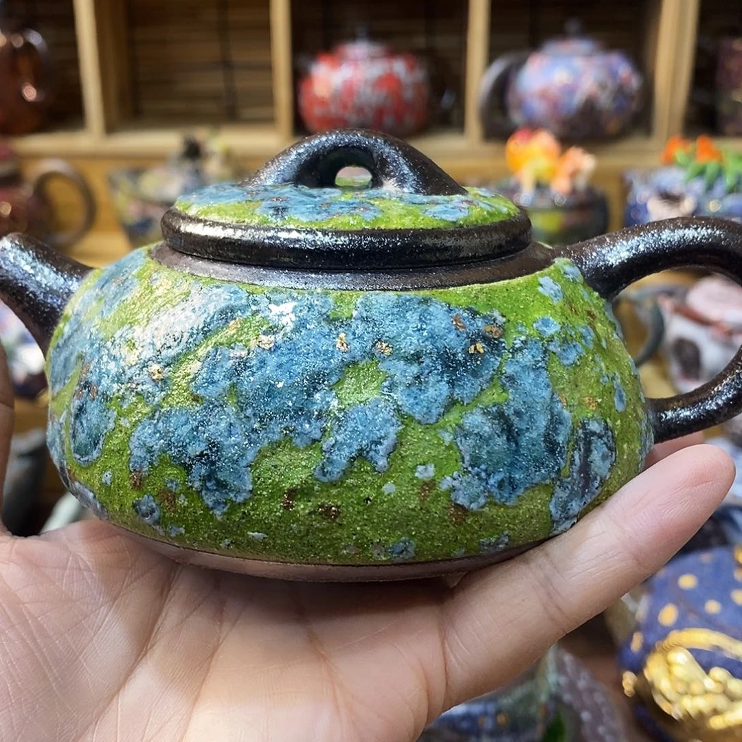 粗陶柴烧志野茶器