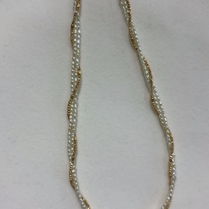 海水珍珠颈饰18K金镶嵌