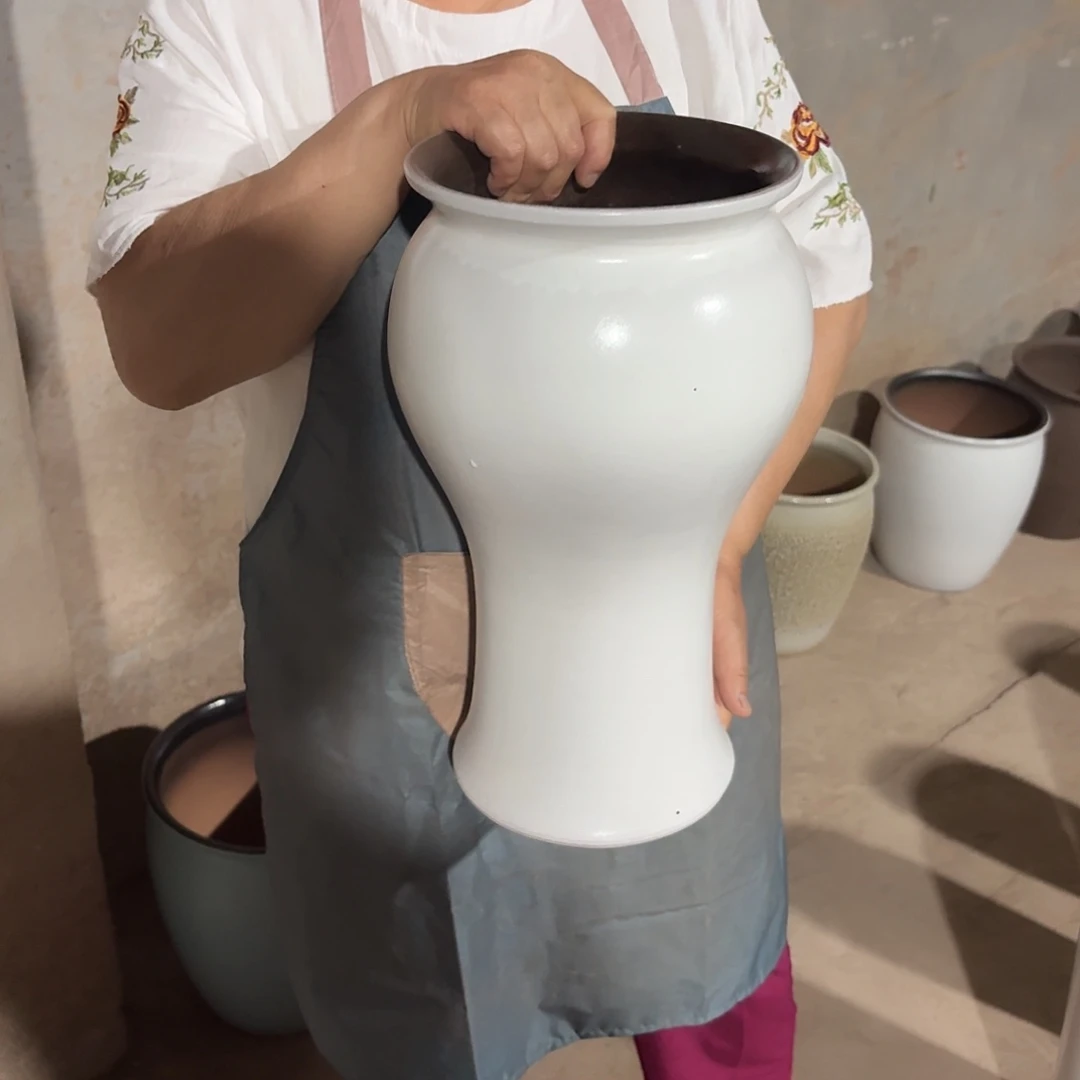 紫砂花盆口20高40一个