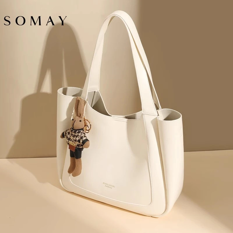 托特包包女款爆款2025新款百搭气质大包单肩包上班大容量腋下女包