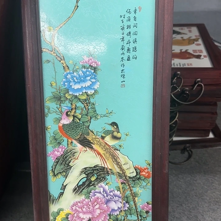 瓷片瓷板画瓷板画