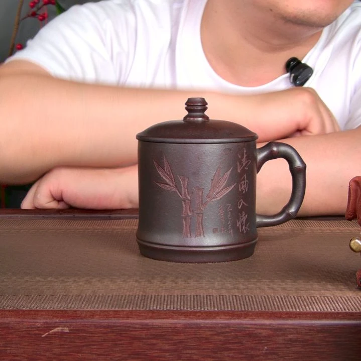 茶杯紫砂高货放漏