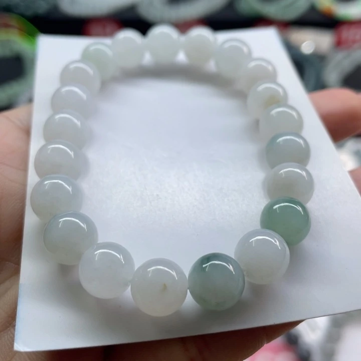 未镶嵌手链翡翠卡8.9