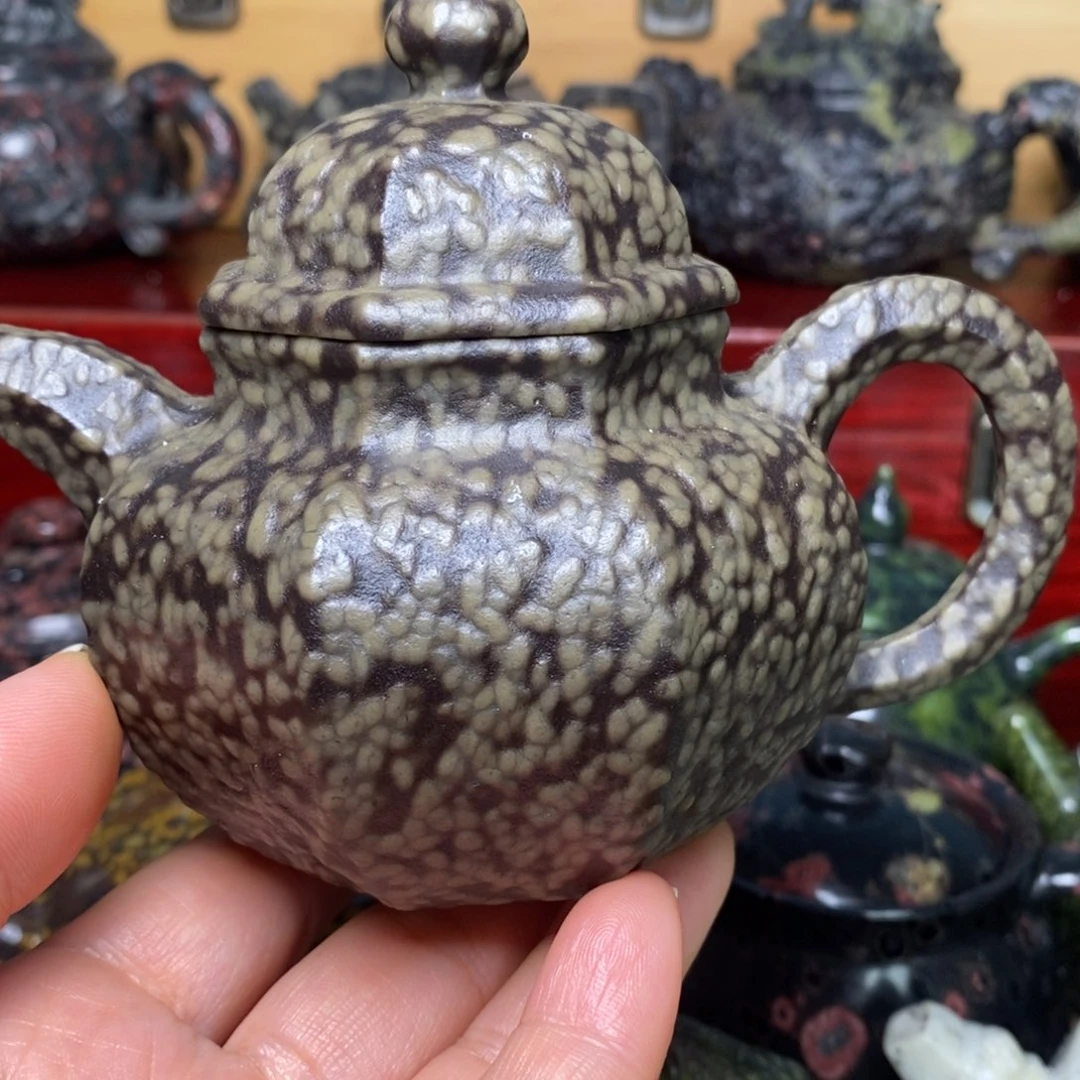 米粒石八方掇球壶220cc