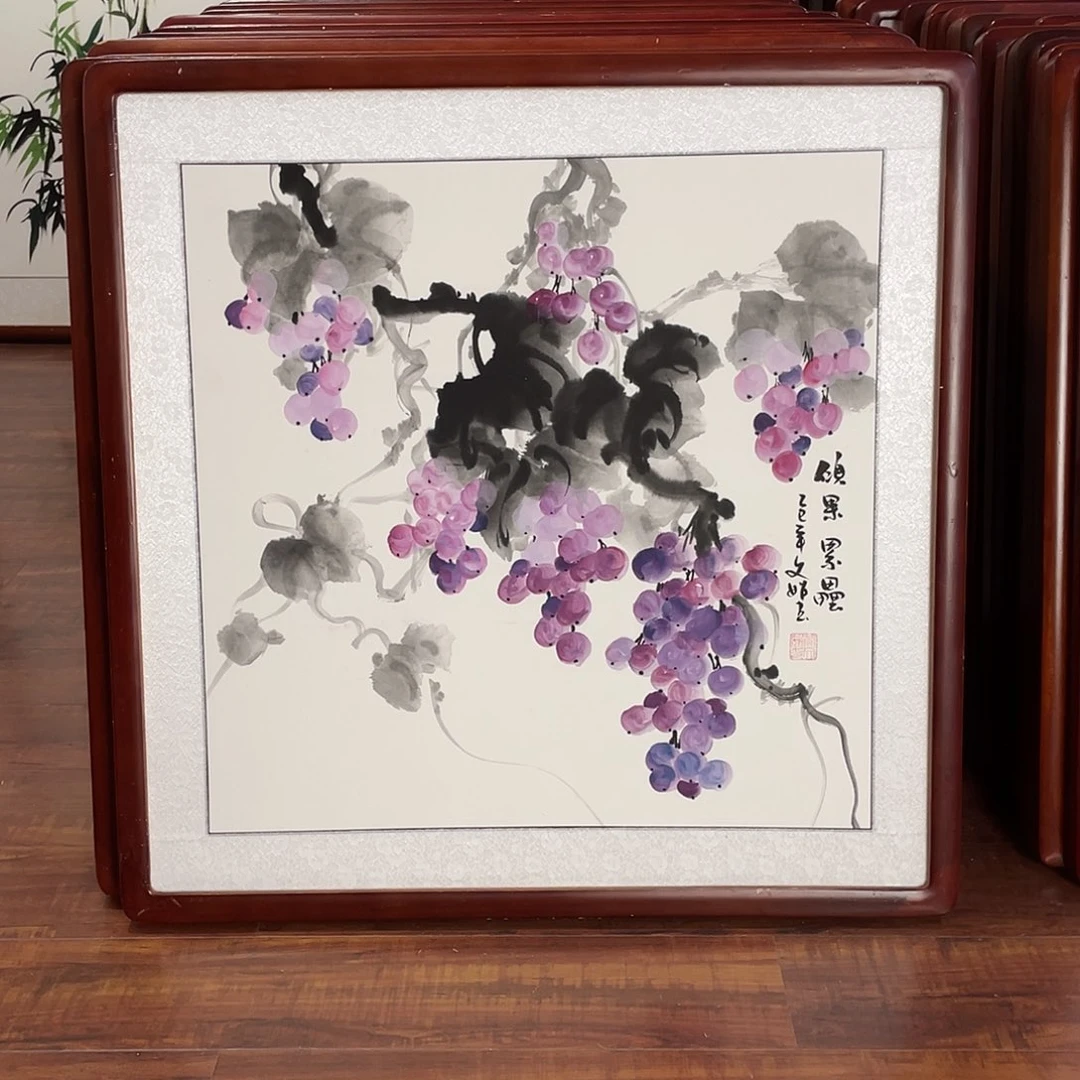 国画带框尺寸63*63厘米