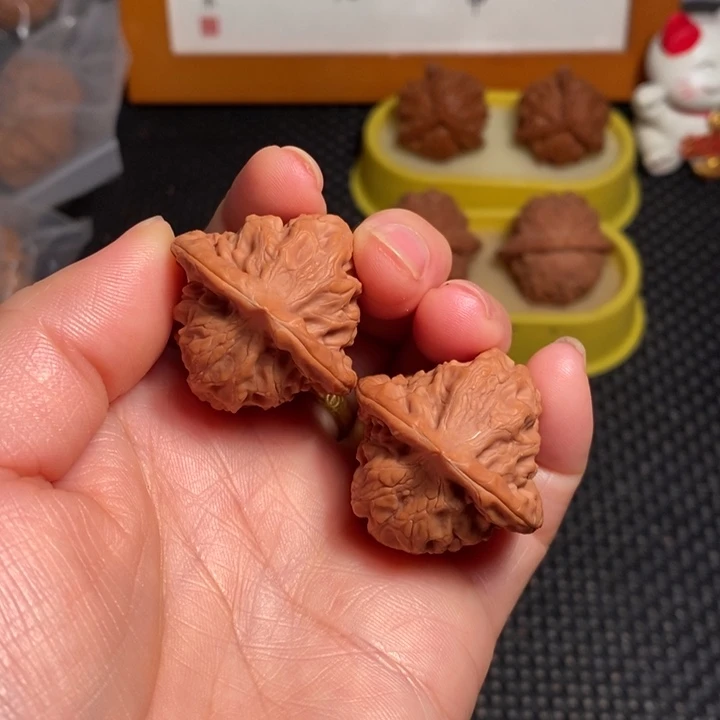 把件文玩核桃34白蛇骨