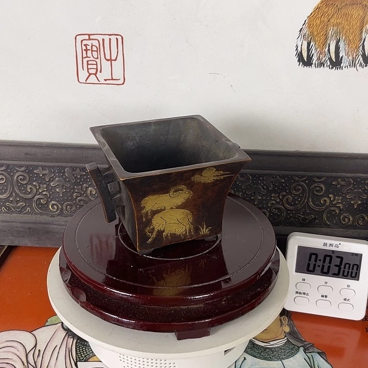 朱***新香炉摆件高端大气