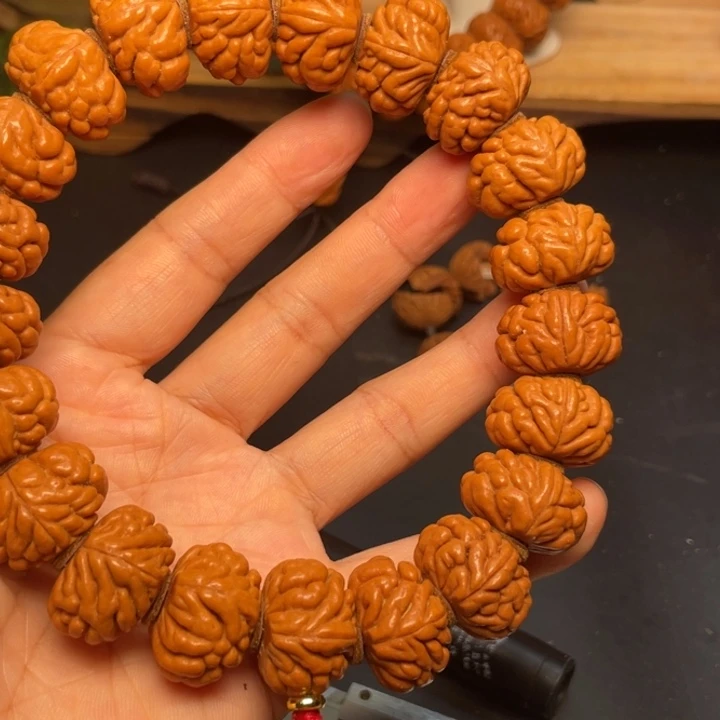 桃核手串龙纹桃核4