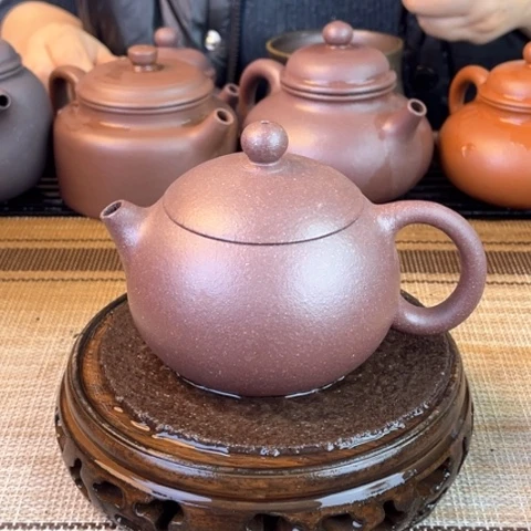 茶壶紫砂底槽青30目220c c