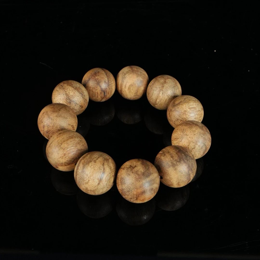 DY-B5455 马泥涝虎斑老料沉香手串 2.3cm 45.2g