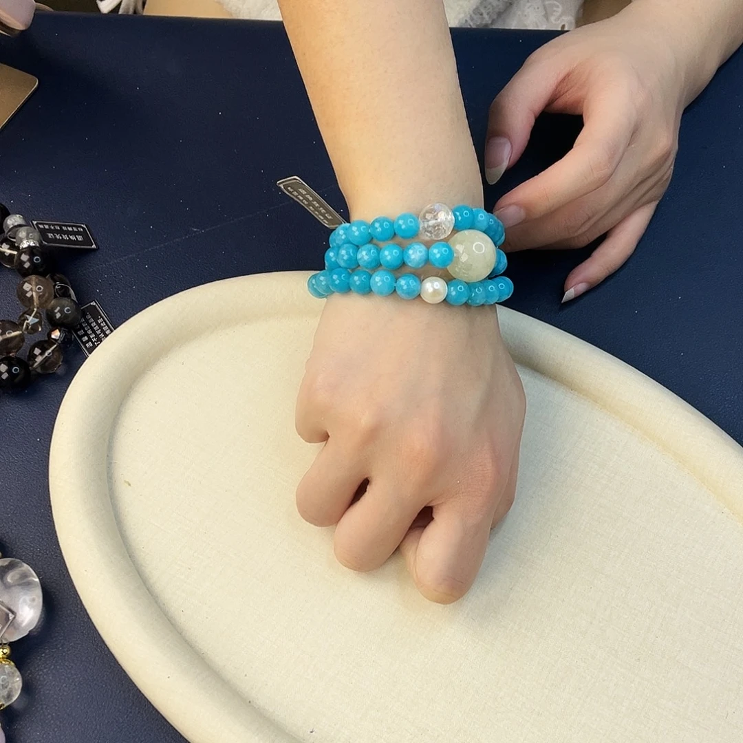 手链银S925镶嵌水晶