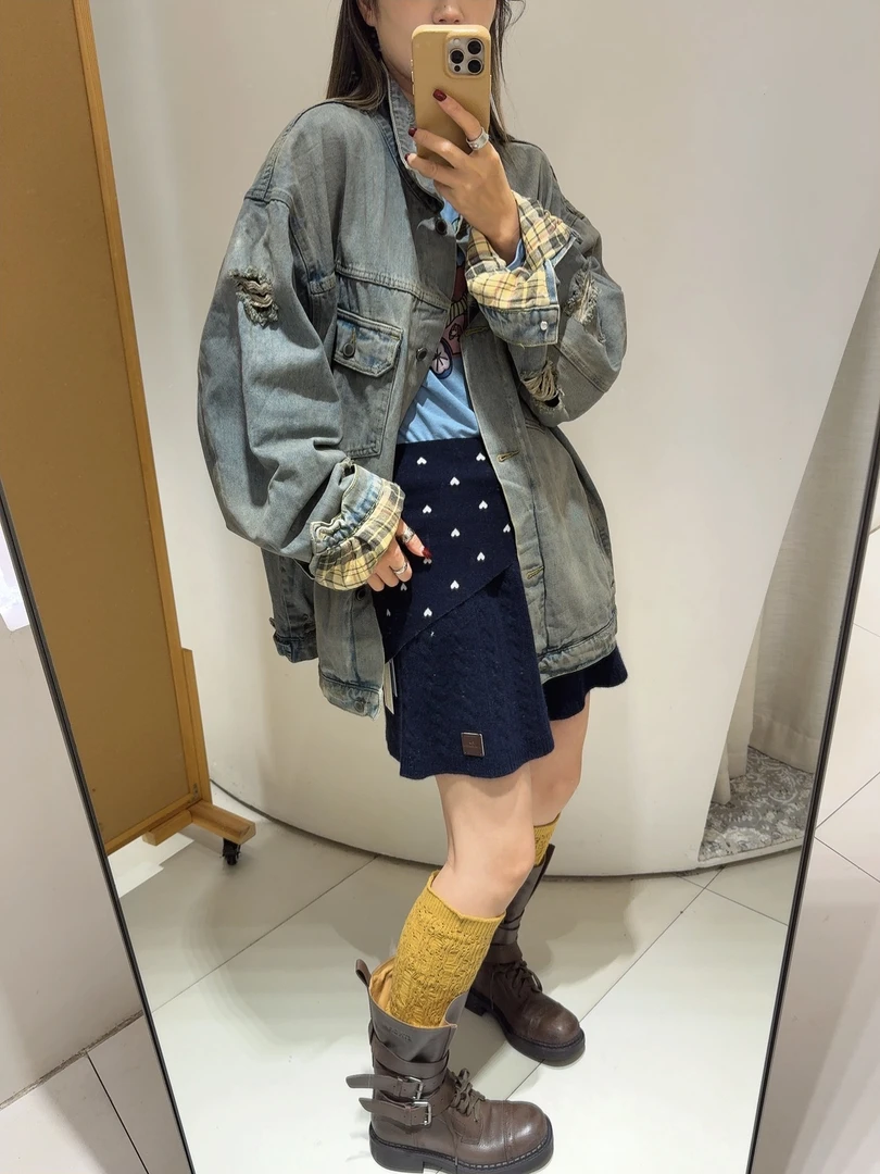 DearAlien牛仔夹克