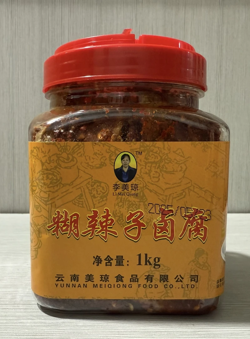 李美琼胡辣子卤腐1000克瓶装