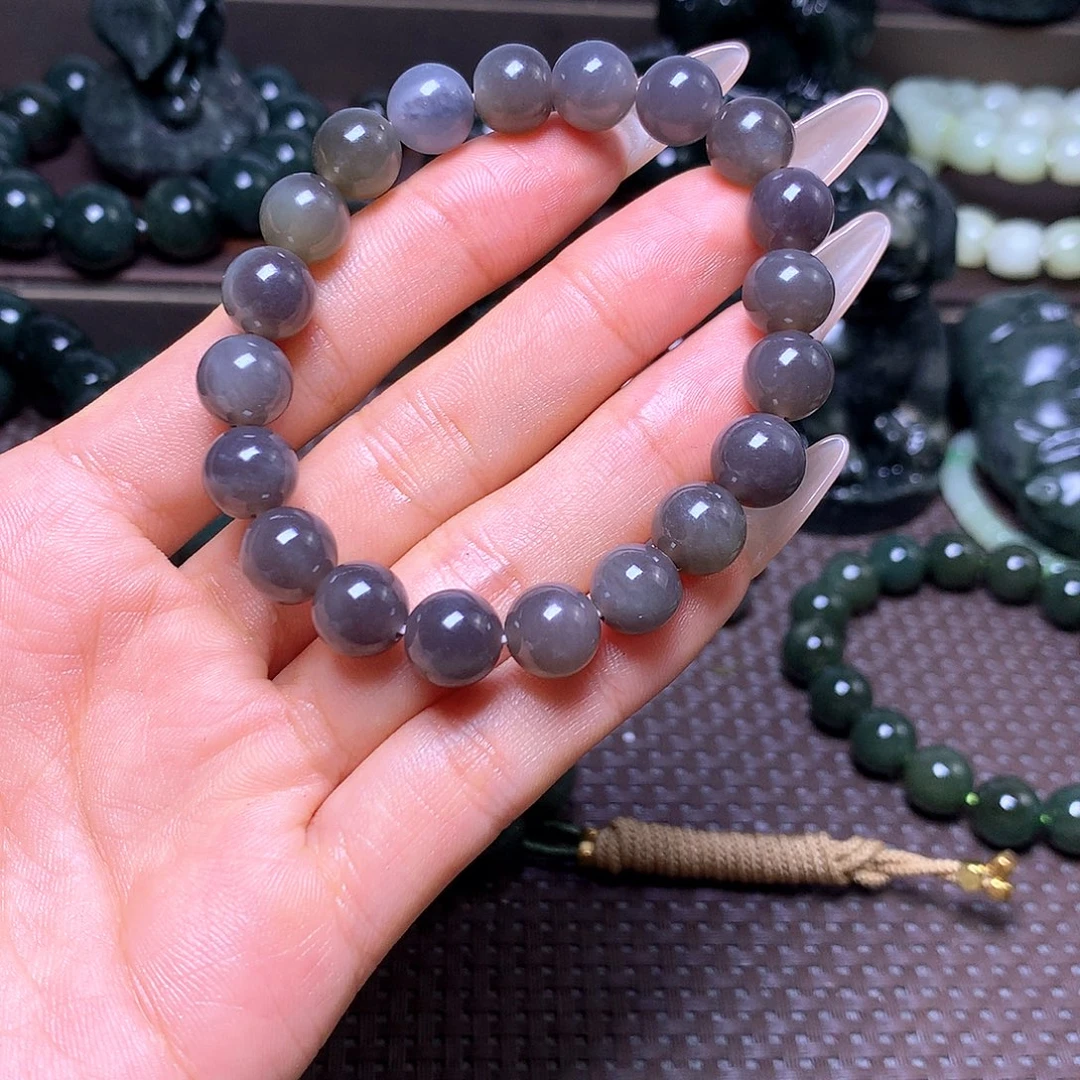 未镶嵌手串和田玉卡10