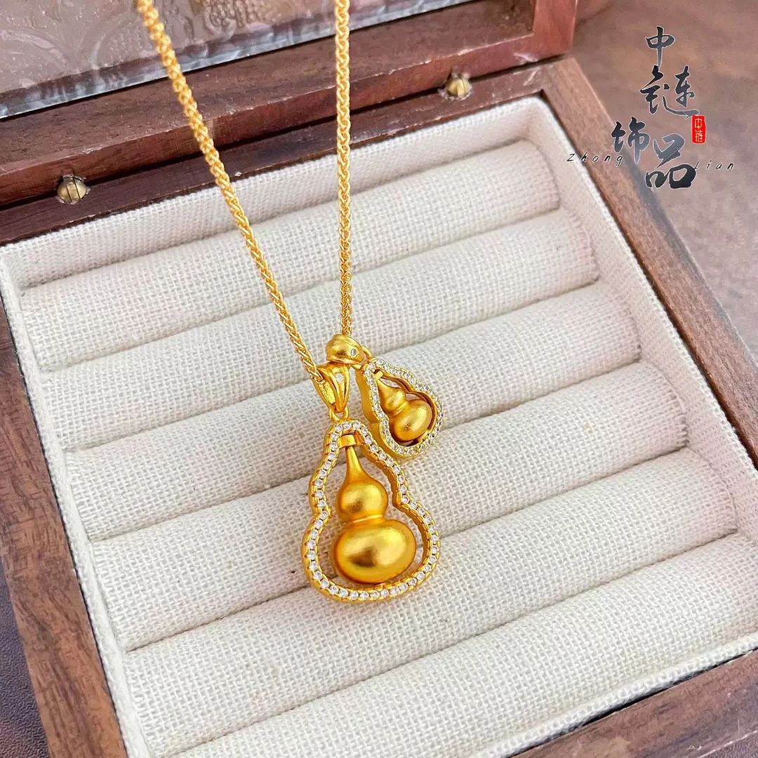 铜合金项链 花花家时尚饰品葫芦项链（315）