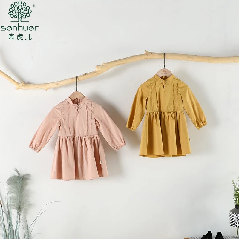 2025春季新品小童长袖连衣裙2143013038