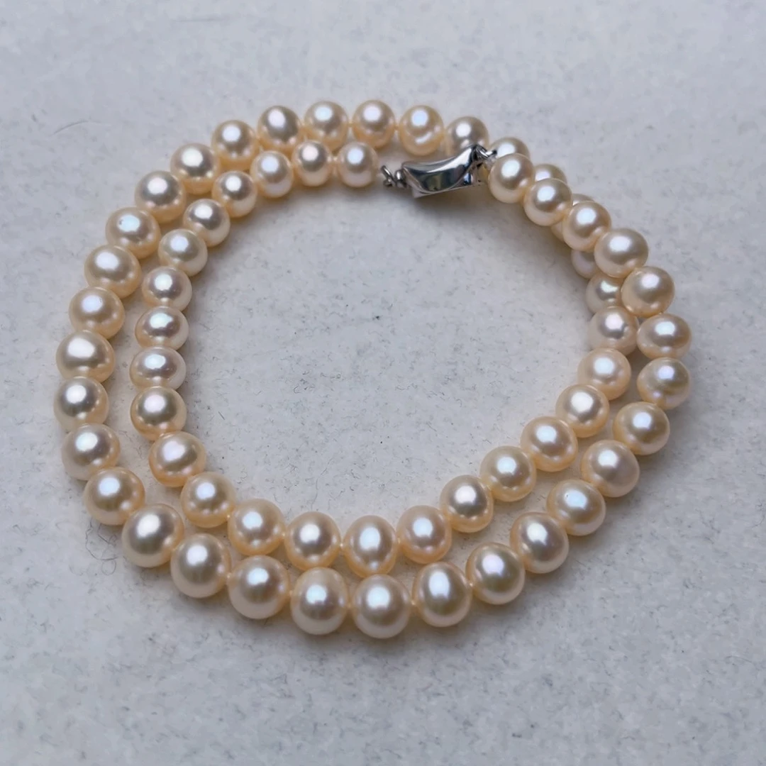 淡水珍珠颈饰未镶嵌星*✨