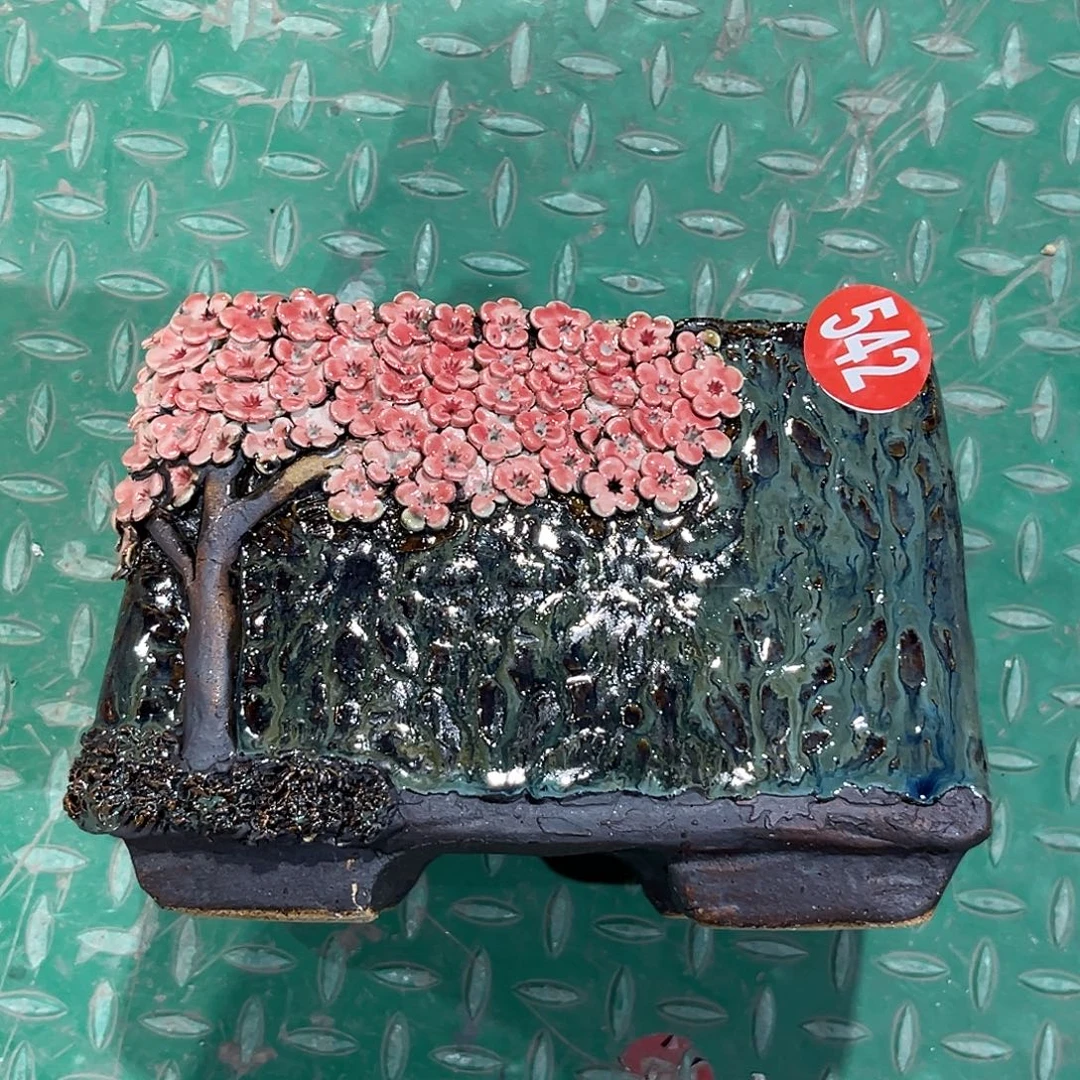 微瑕542 号陶然花器手工花盆