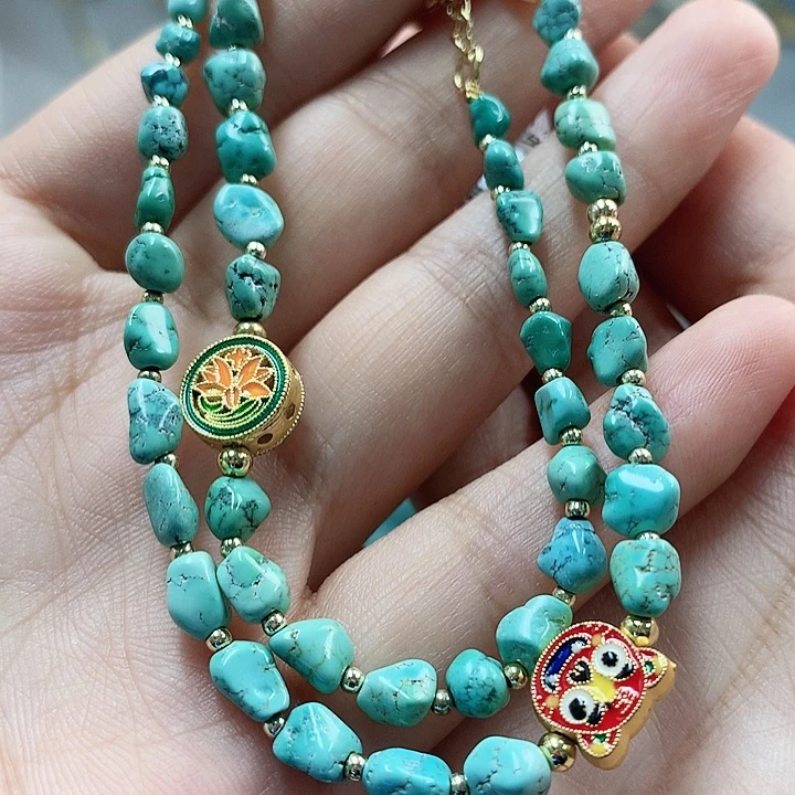 未镶嵌绿松石珠宝奇石