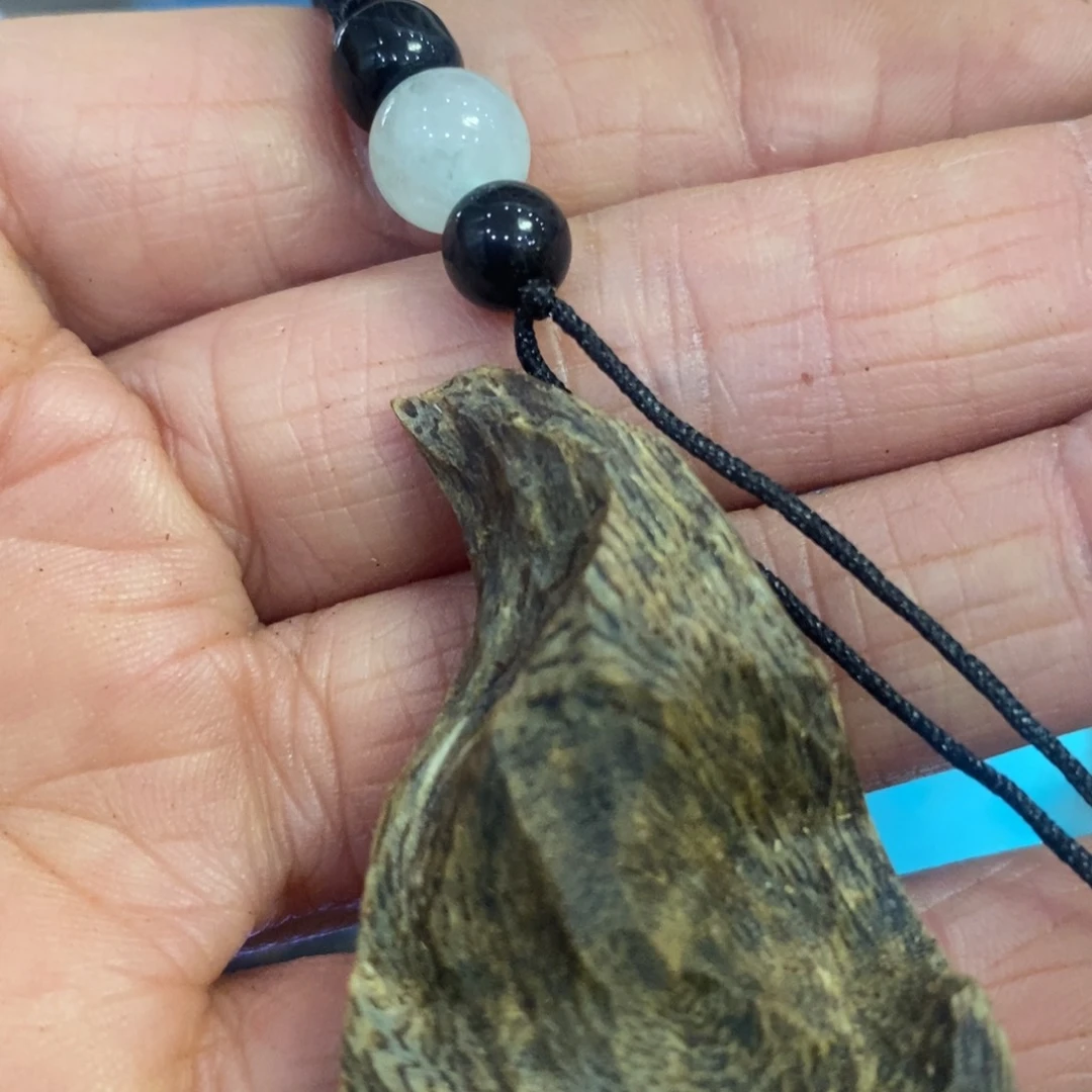 沉香木吊坠沈**祺沉香棋楠树丁壳子4.8