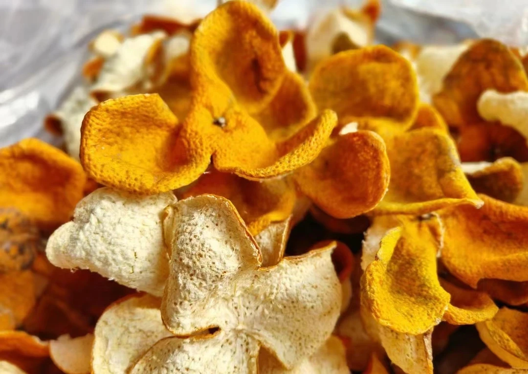 2024年天马冬后新会陈皮茶枝柑大红皮自然晾晒泡茶佳品8年老树