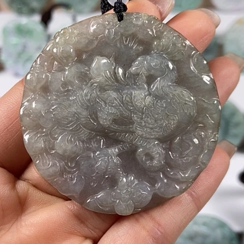 翡翠颈饰未镶嵌凤凰福利