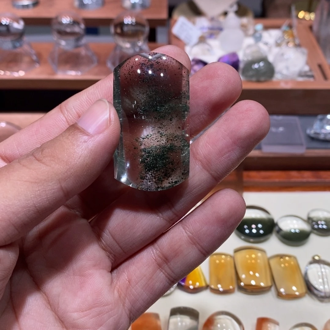 b***y水晶颈饰未镶嵌绿幽灵