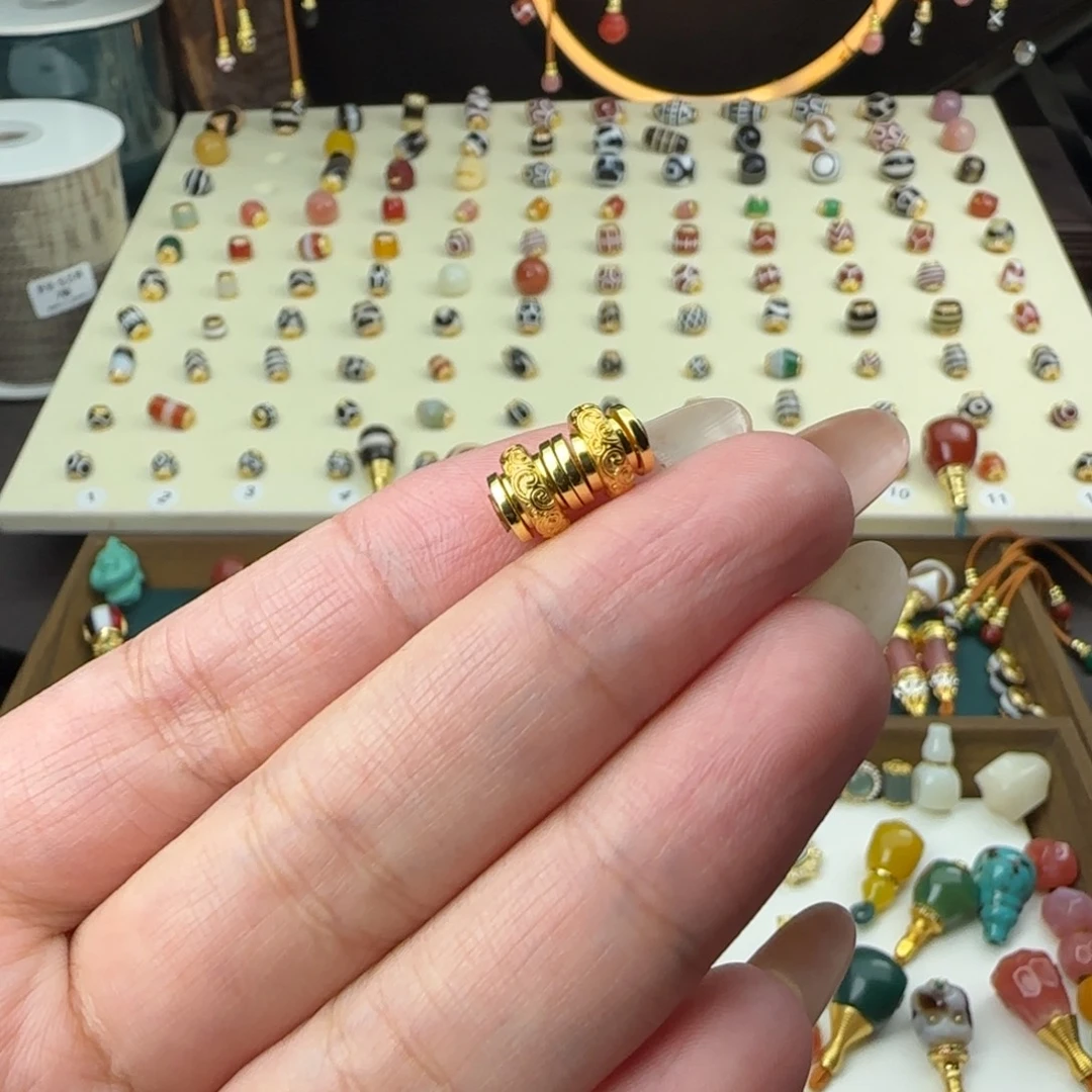 海***店玛瑙/玉髓未镶嵌单珠顶珠配珠搭配