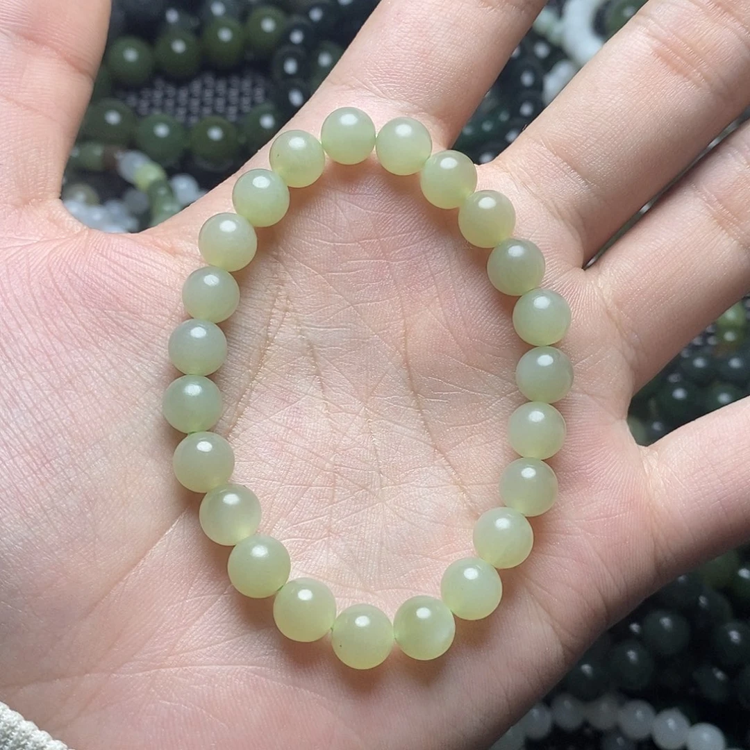 和田玉未镶嵌手串17