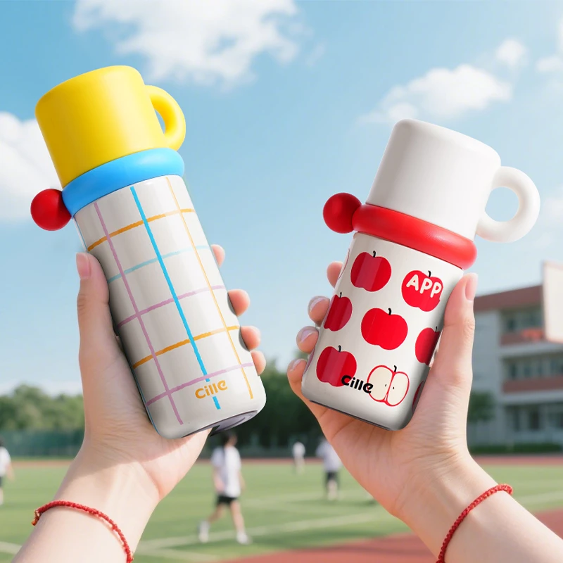 希乐保温杯女生礼物316不锈钢学生水杯2025新款小巧便携儿童杯子