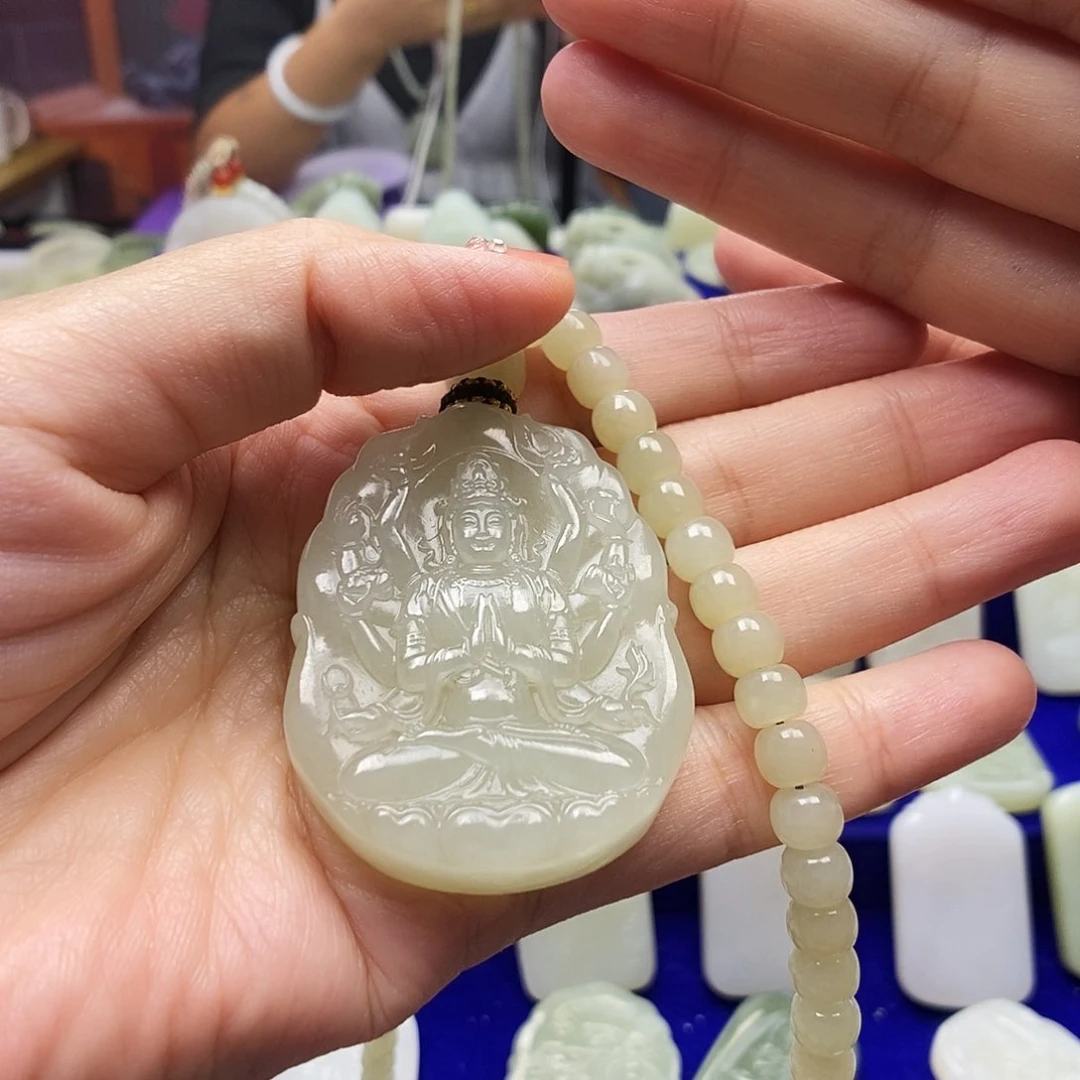 颈饰未镶嵌和田玉用****1