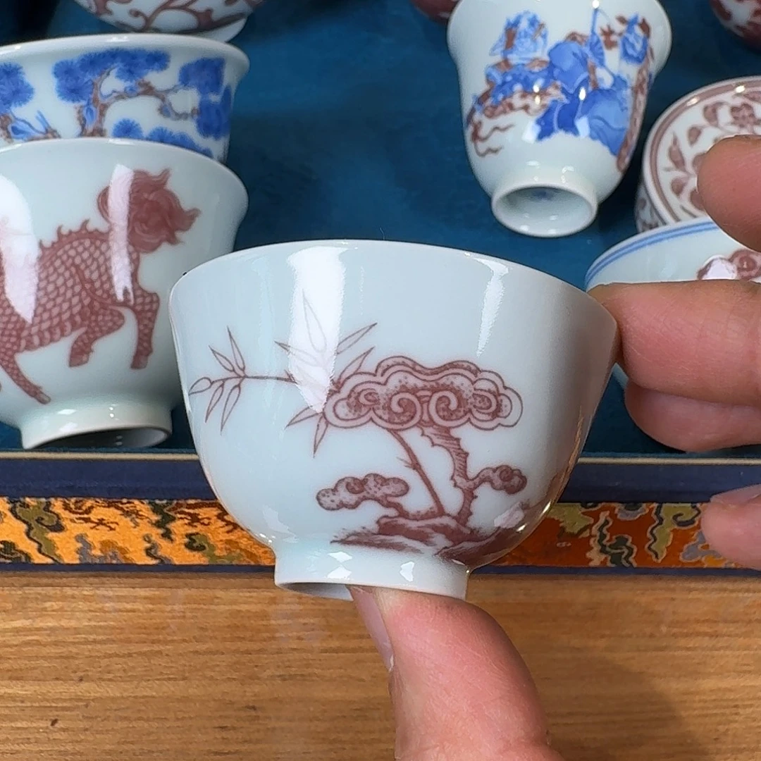 二亭精品釉里红茶器